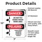 Signmission Safety Culture Sign, 7 in Width, Vinyl Decal, Rectangle, Bilingual OS-2PACK-DS-D-710-VS-1650 - alternate 5